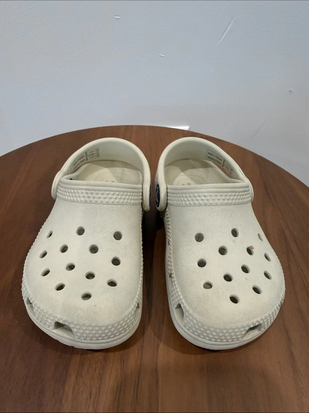 CROCS Kids Classic Clog in Beige